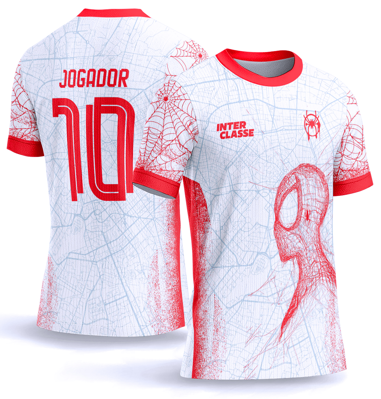 Arte Vetor Camisa Interclasse 1036 Homem Aranha