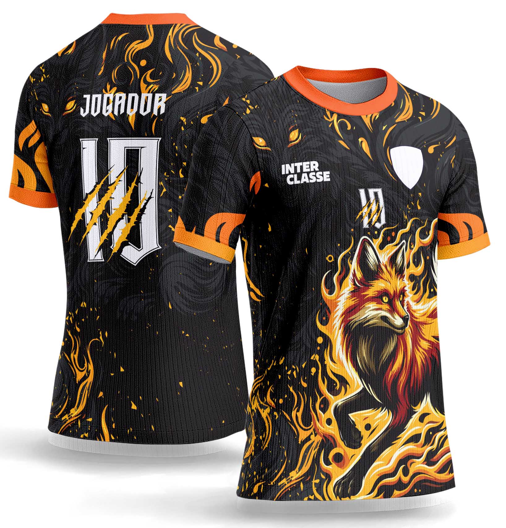 Arte Vetor Camisa Interclasse 1050 Raposa