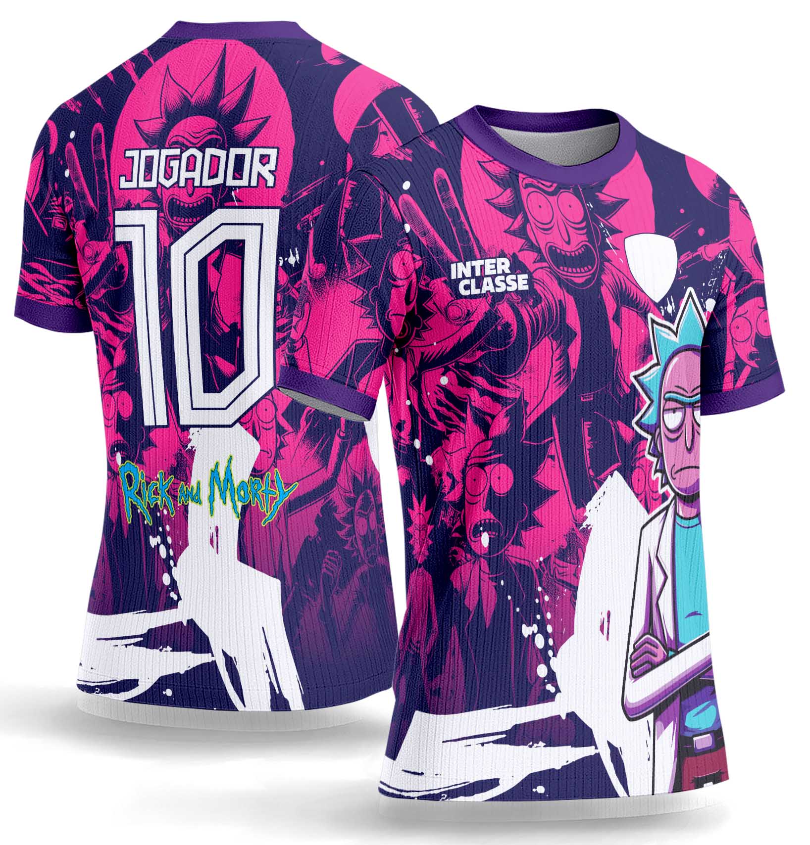 Arte Vetor Camisa Interclasse 1053 Rick & Morty  Rick Sanchez