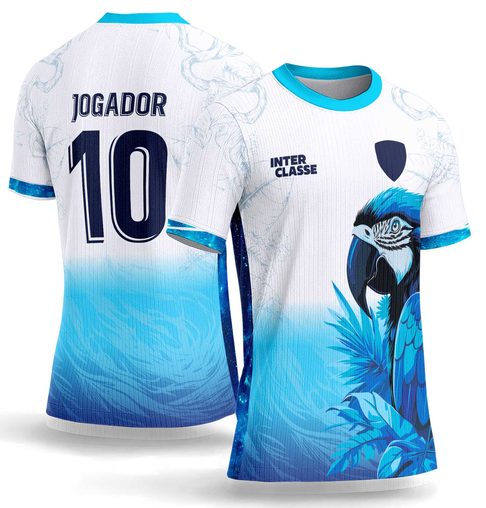Arte Vetor Camisa Interclasse 1093 Arara Azul
