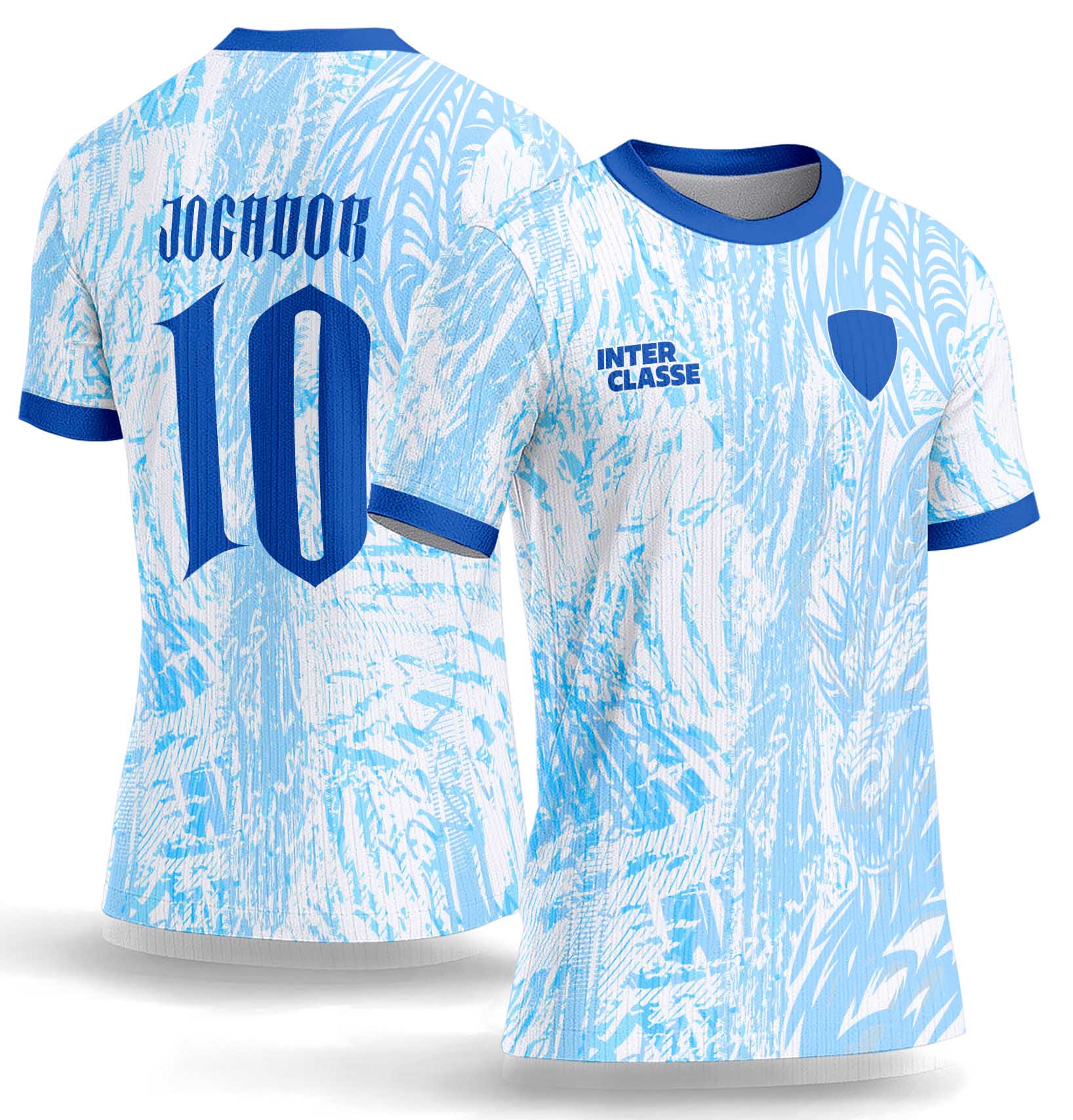 Arte Vetor Camisa Interclasse 1104 Dragão Gelo