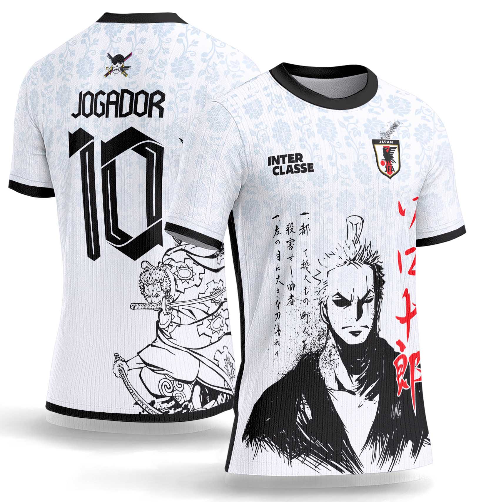Arte Vetor Camisa Interclasse 1119 One Piece Roronoa Zoro
