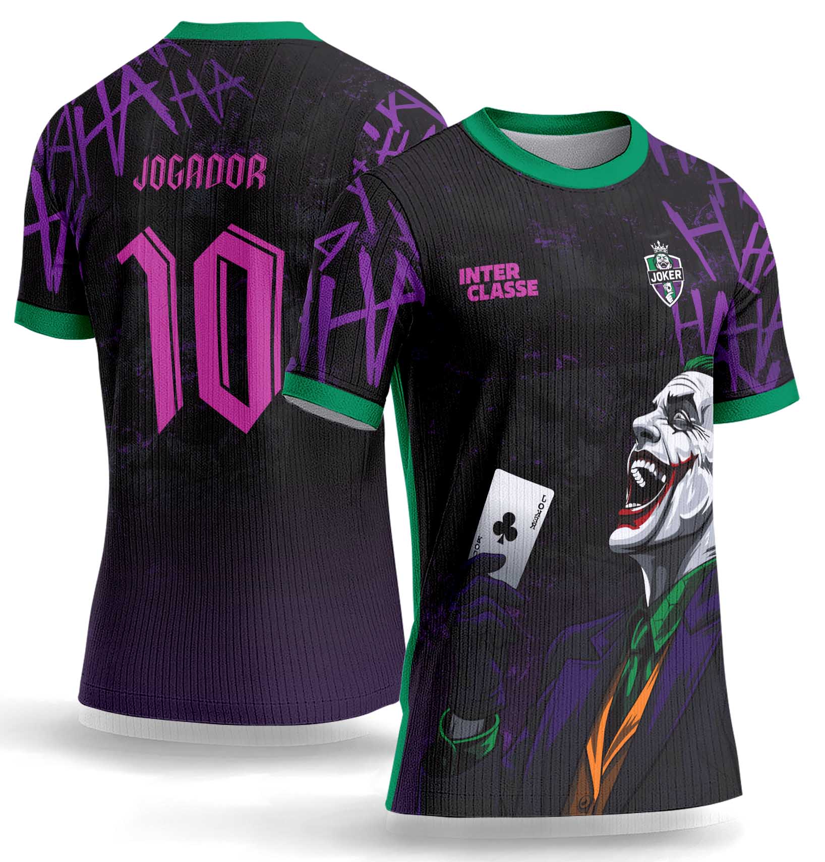 Arte Vetor Camisa Interclasse 1120 DC Comics Coringa
