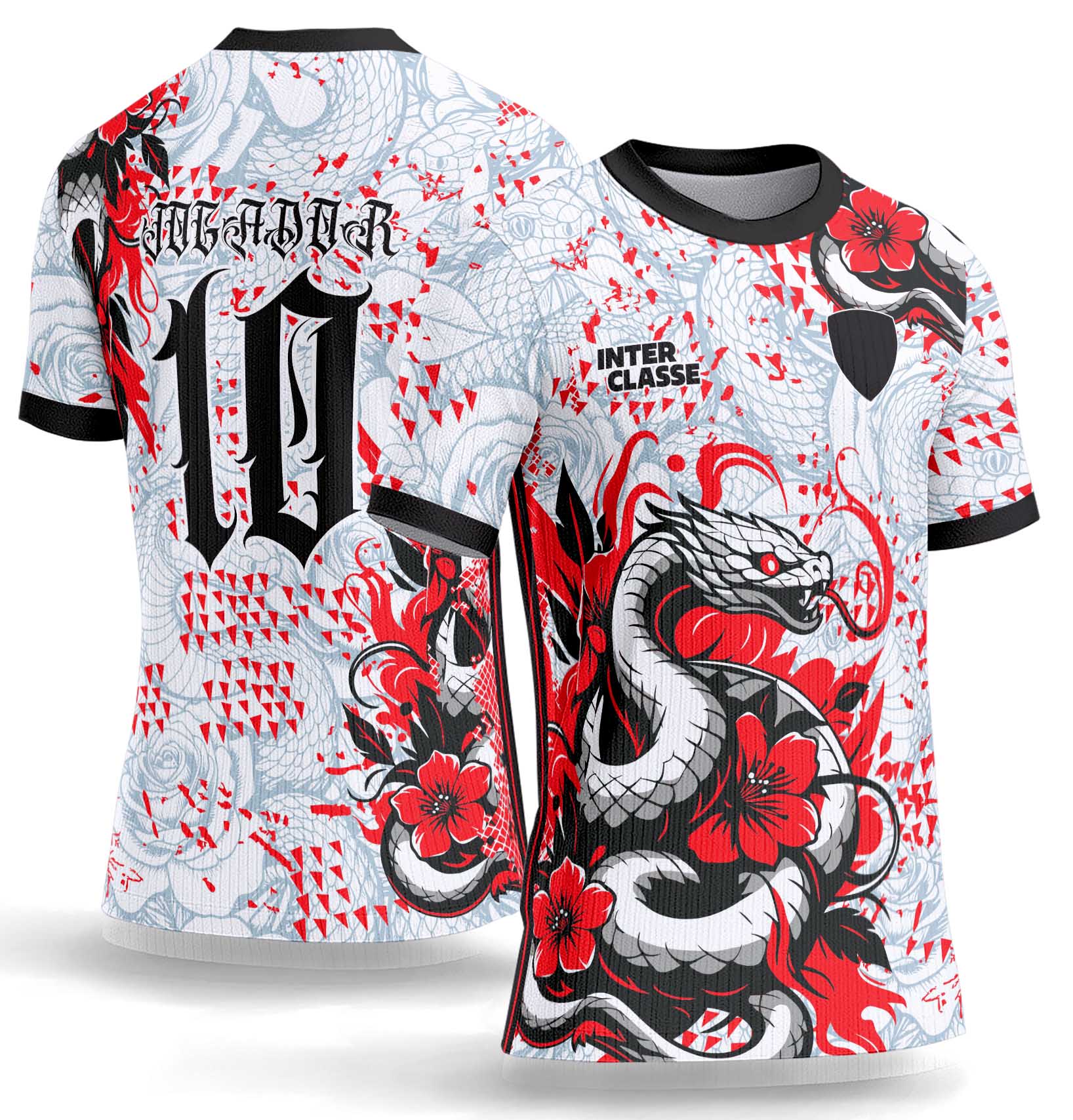 Arte Vetor Camisa Interclasse 1150 Serpente