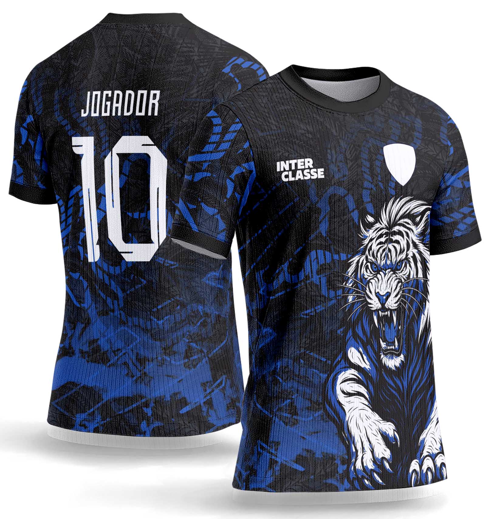 Arte Vetor Camisa Interclasse 1155 Tigre Bengala