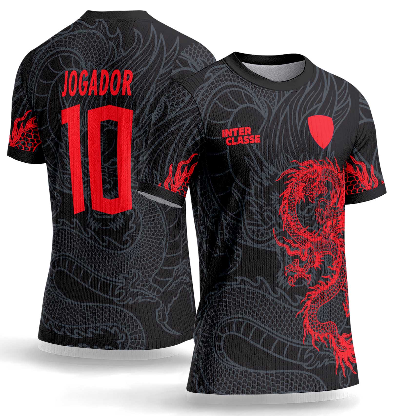Arte Vetor Camisa Interclasse 1164 Dragão