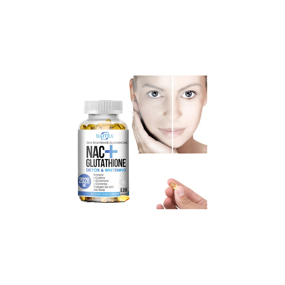 NAC + Glutatión Colágeno Q10 Antioxidante Y Rejuvenecedor