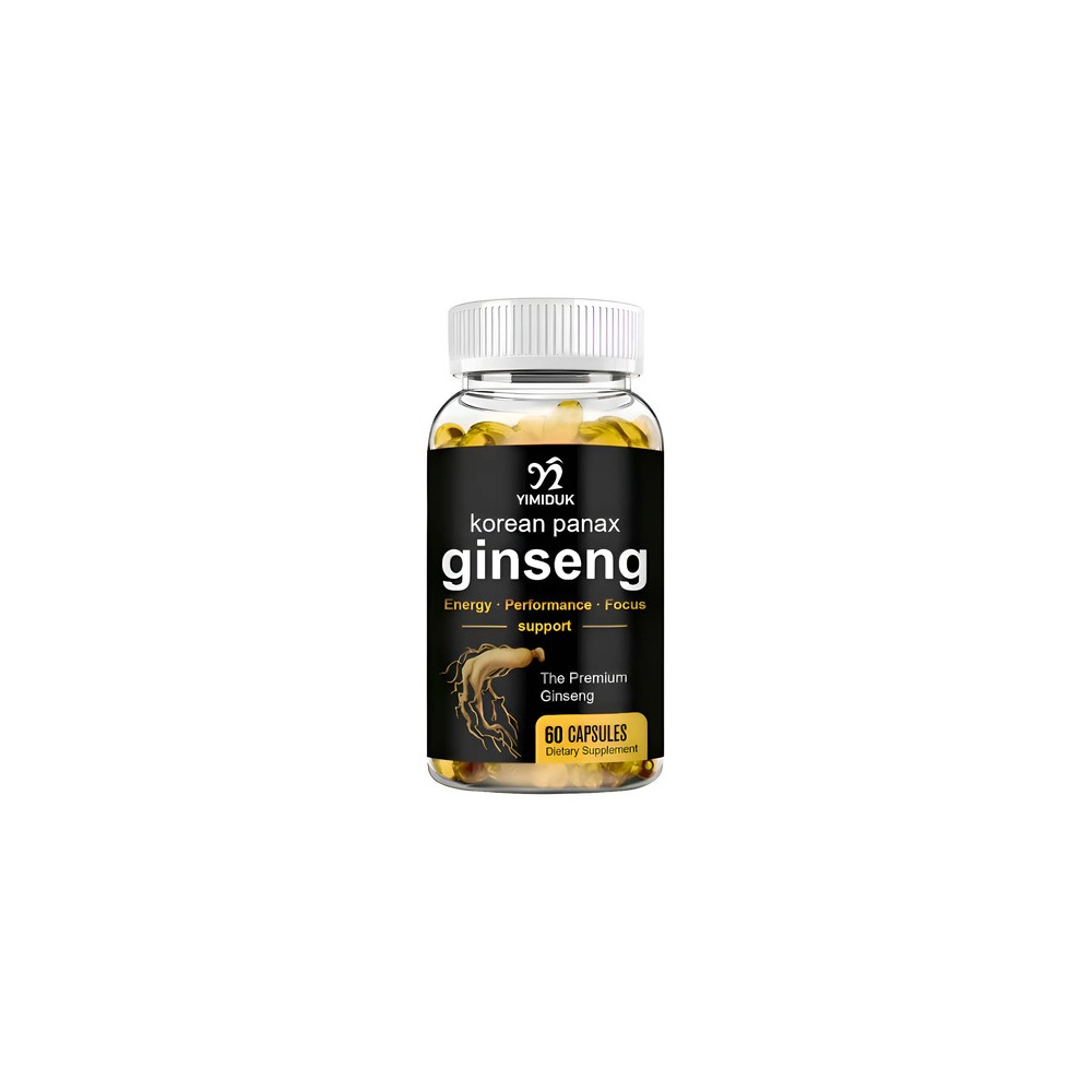 Panax Ginseng Coreano Con Ginkgo Y L-Carnitina 60 Cápsulas