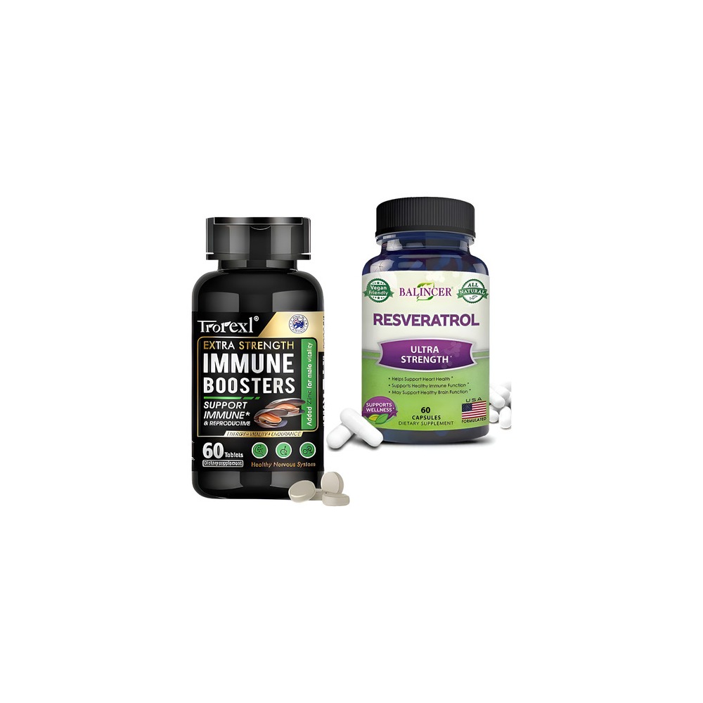 Pack Resveratrol + Fórmula Botánica Masculina 120 Cápsulas