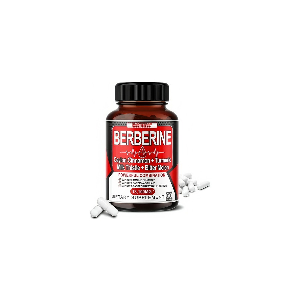 Berberina Ultra Concentrada 13.100 mg Original 60 Cápsulas