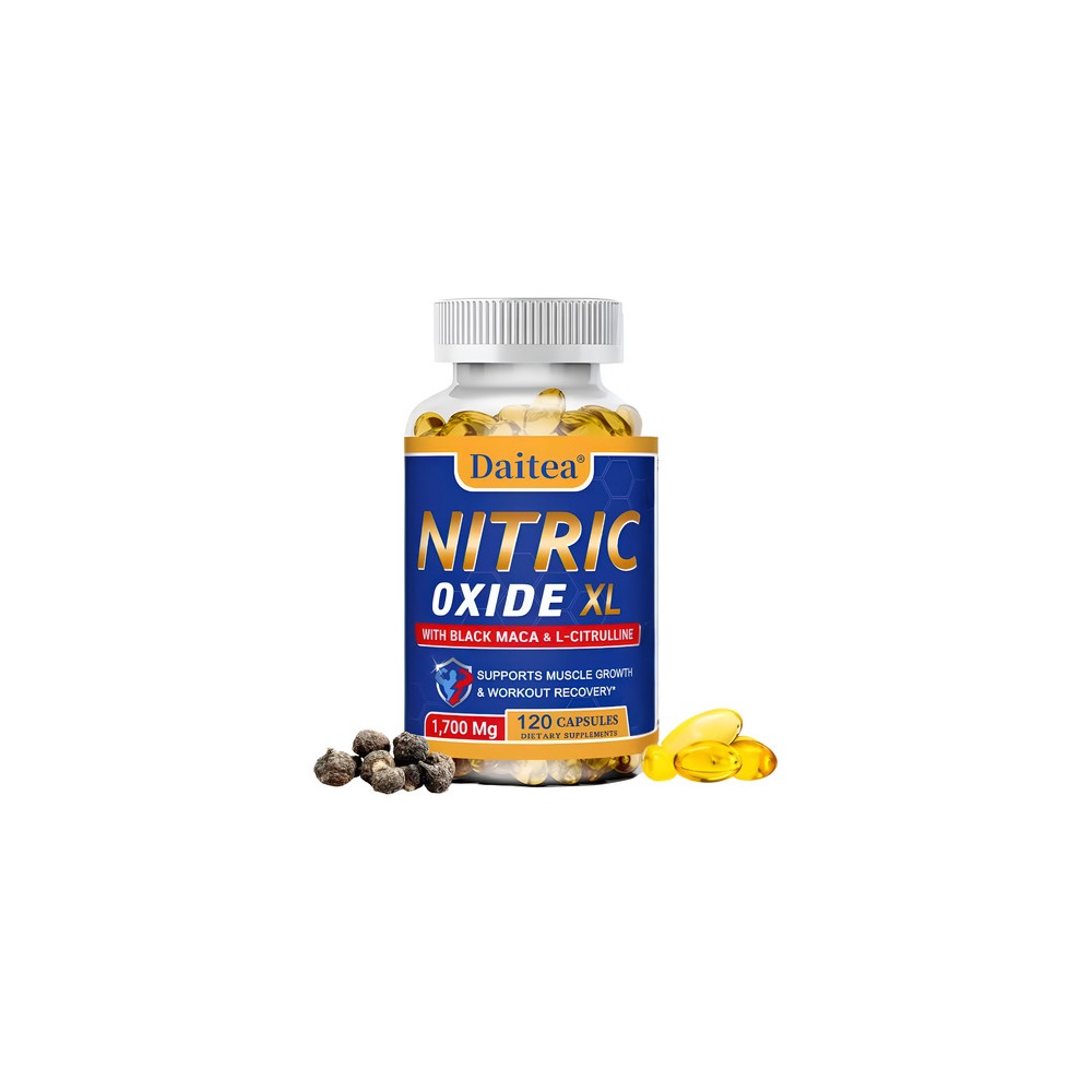 Óxido Nítrico Xl Daitea 1700 mg Maca L-citrulina 120 Cáp