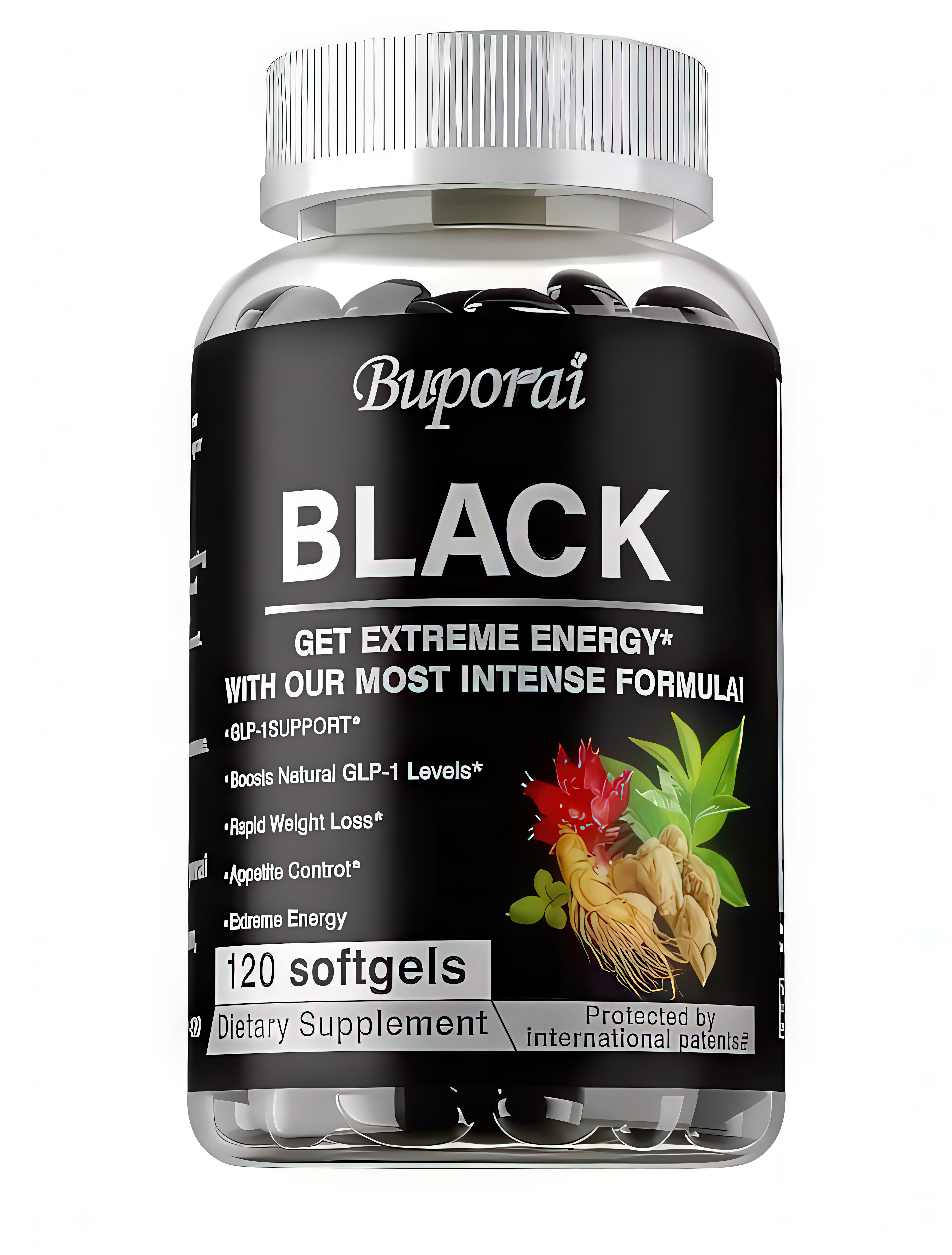Black Fórmula Botánica Metabólica 120 Cápsulas