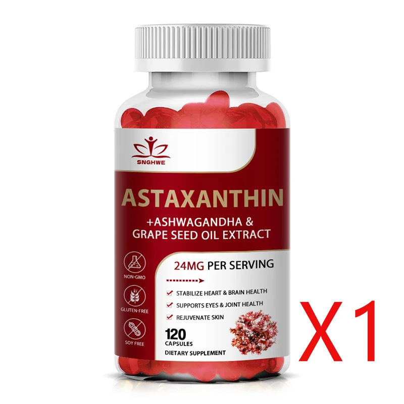 Astaxantina Complex Epa Y Dha 120 Cápsulas