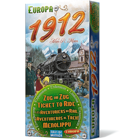 Caja de Aventureros al Tren: Europa 1912 - Expansión Actualizada