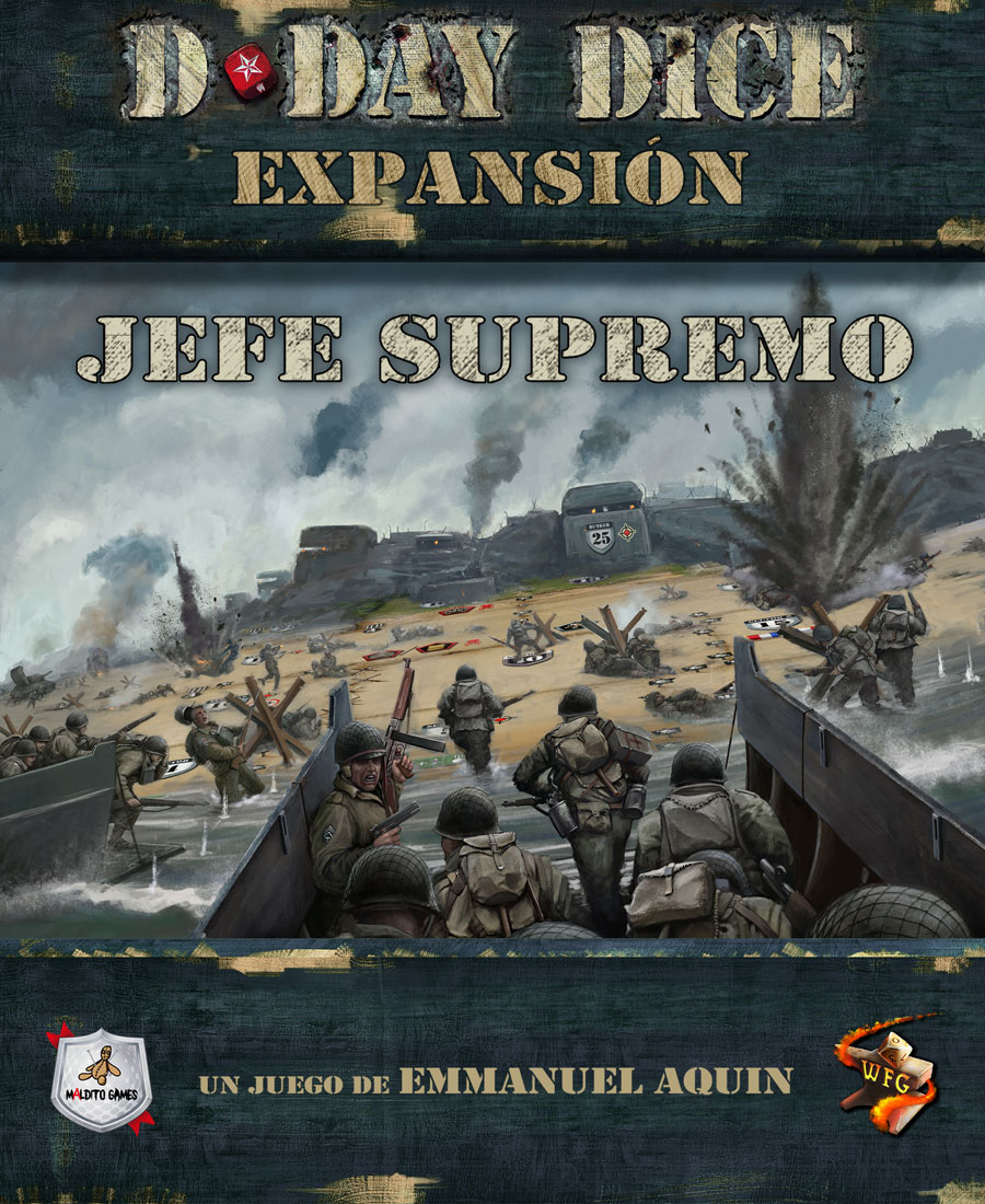 Caja de D-Day Dice Exp: Jefe Supremo