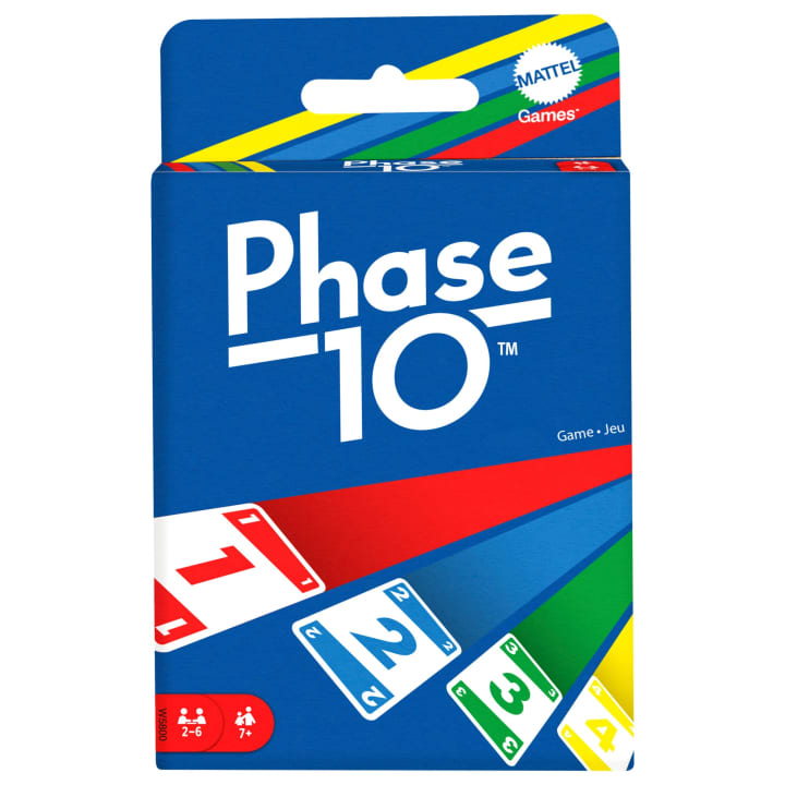 Caja de Phase 10 - Juego de Cartas Mattel