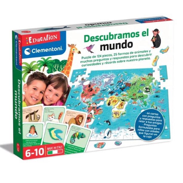 Caja de Clementoni - Descubramos el Mundo