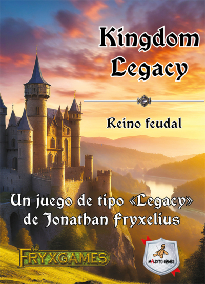 Caja de Kingdom Legacy Reino Feudal Juego Base
