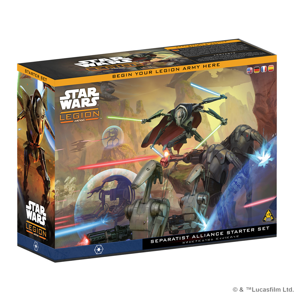 Caja de Star Wars Legion - Separatist Alliance Starter Set