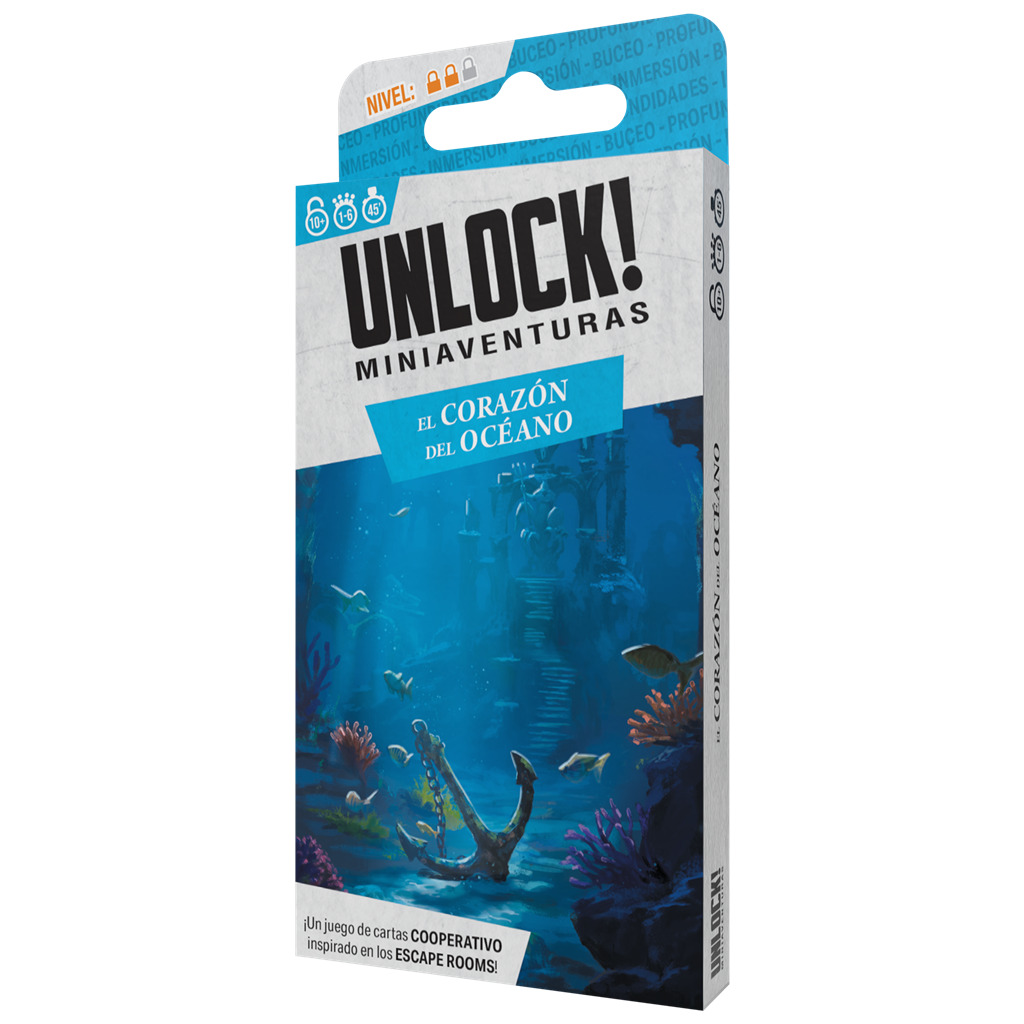 Caja de Unlock! Mini El Corazón del Océano