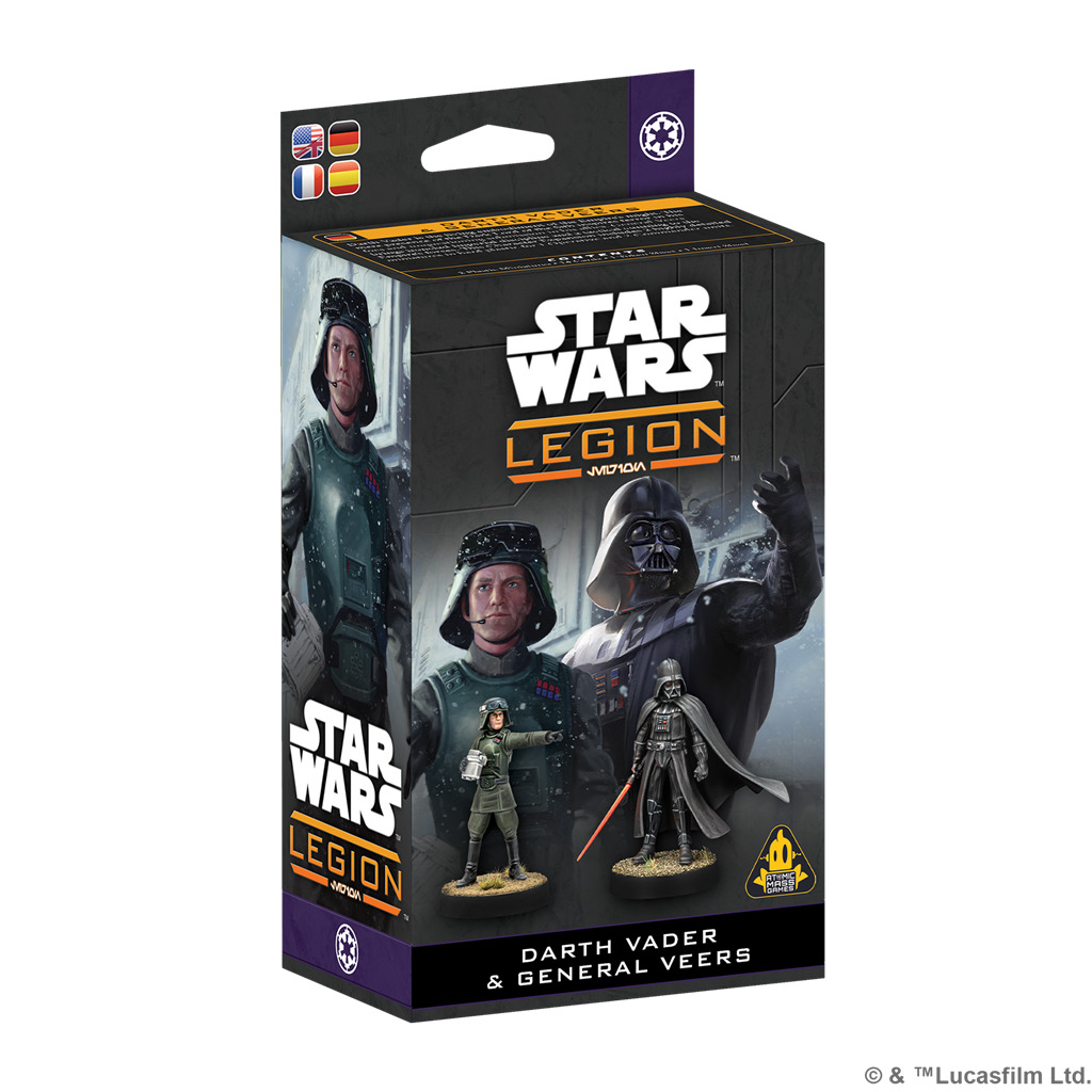 Caja de Star Wars Legion - Darth Vader & General Veers Character Expansion