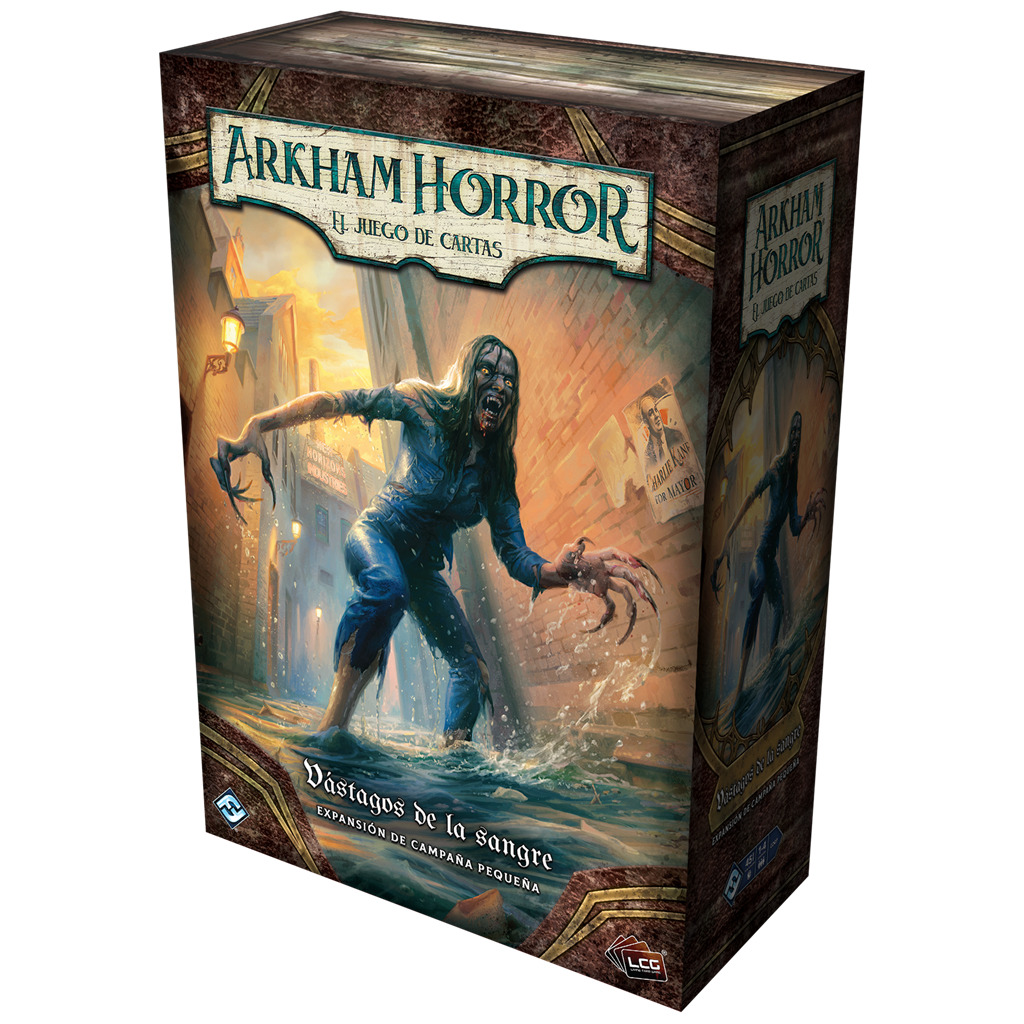 Caja de Arkham Horror The Card Game - Vastagos de la sangre expansion de campaña