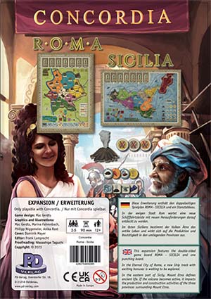 Caja de Concordia exp. Roma y Sicilia