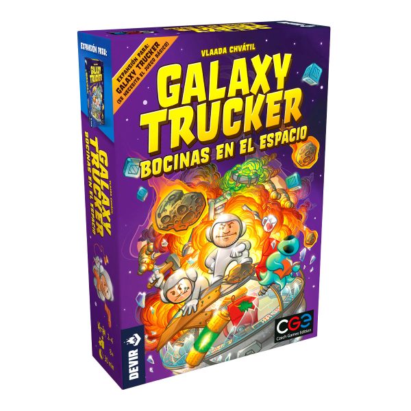 Caja de Galaxy Trucker Expansion: Bocinas en el Espacio