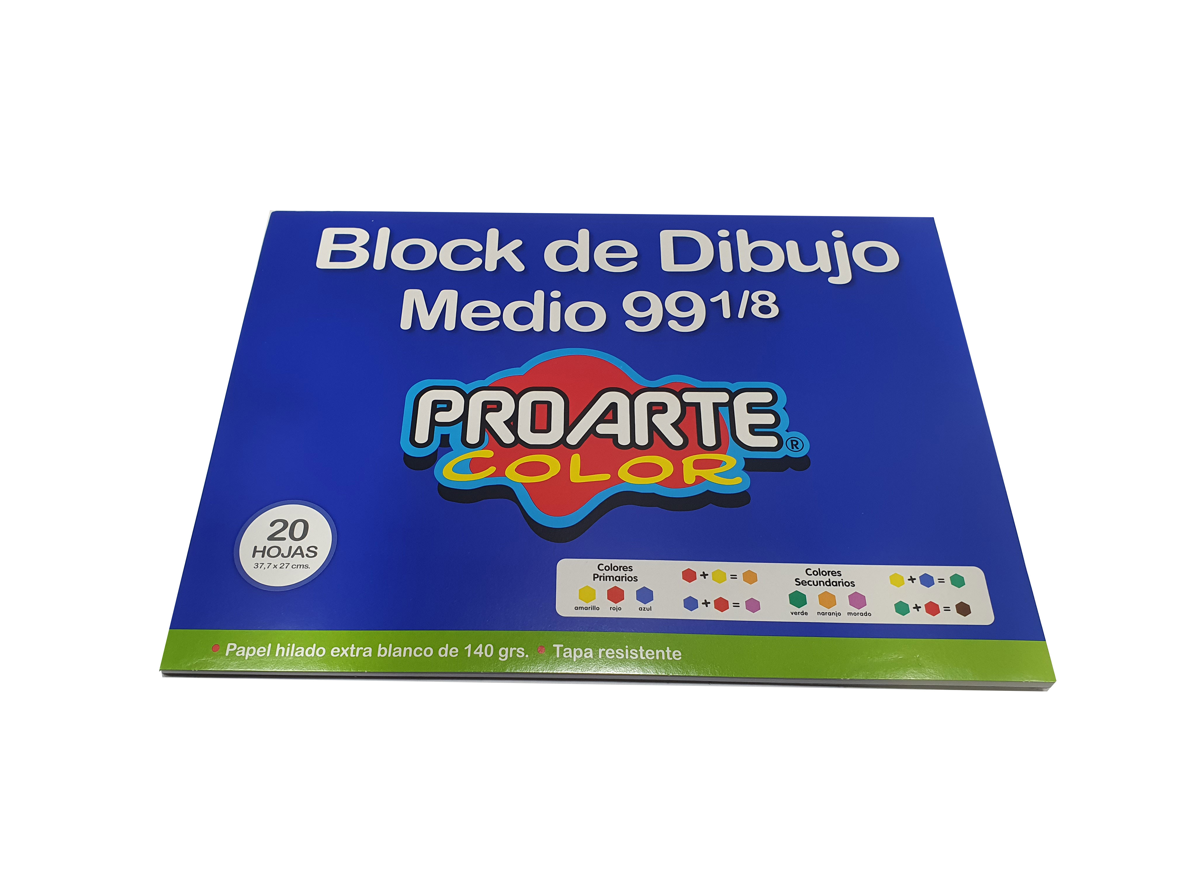Block de Dibujo medio Proarte 99 1/8