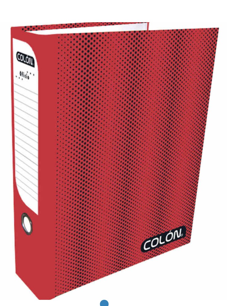 Archivador Oficio Ancho Rojo Colón