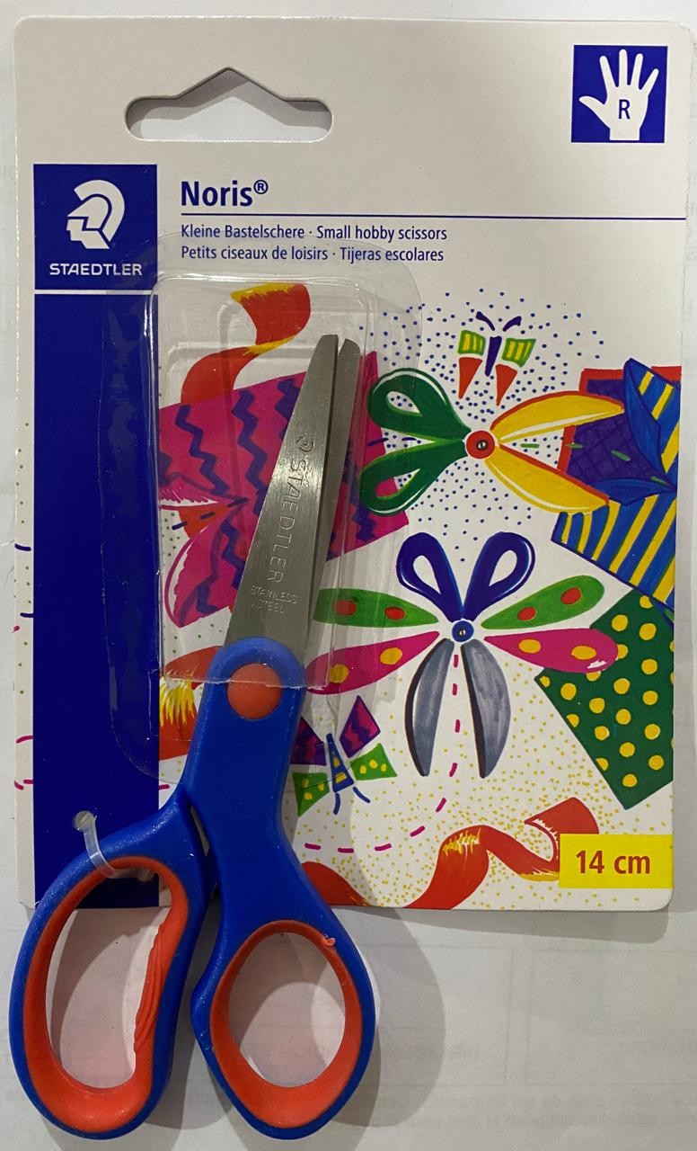 Tijera Escolar 14cm Mango Goma Staedtler