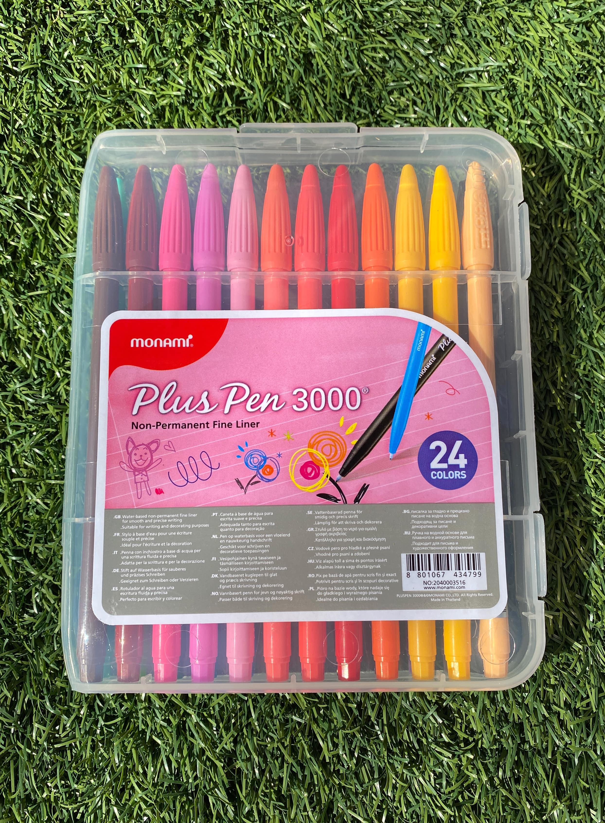 Set Plus Pen 3000 24 Colores Monami