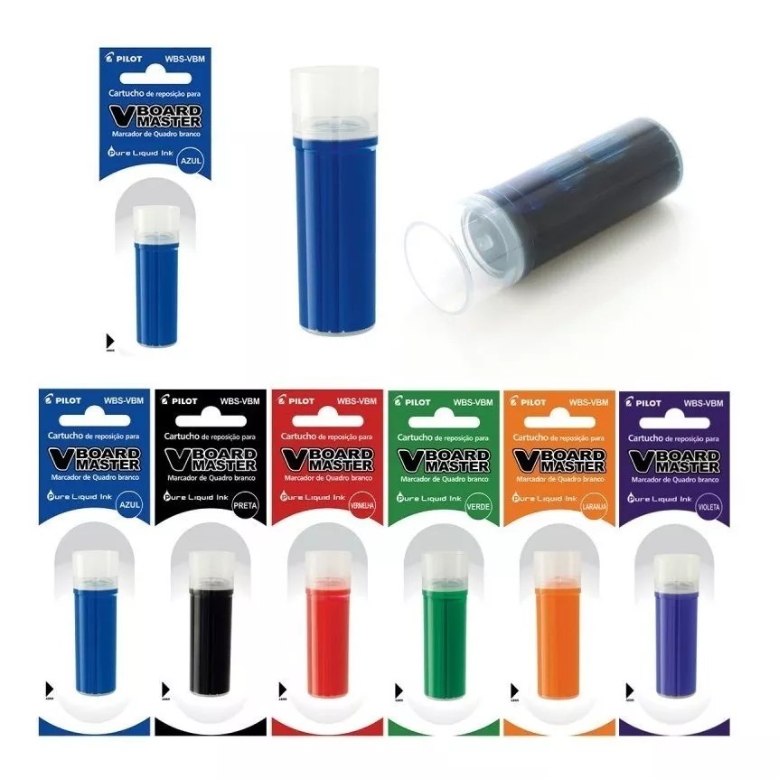 Recarga Plumon Pizarra Vboard Master Pilot