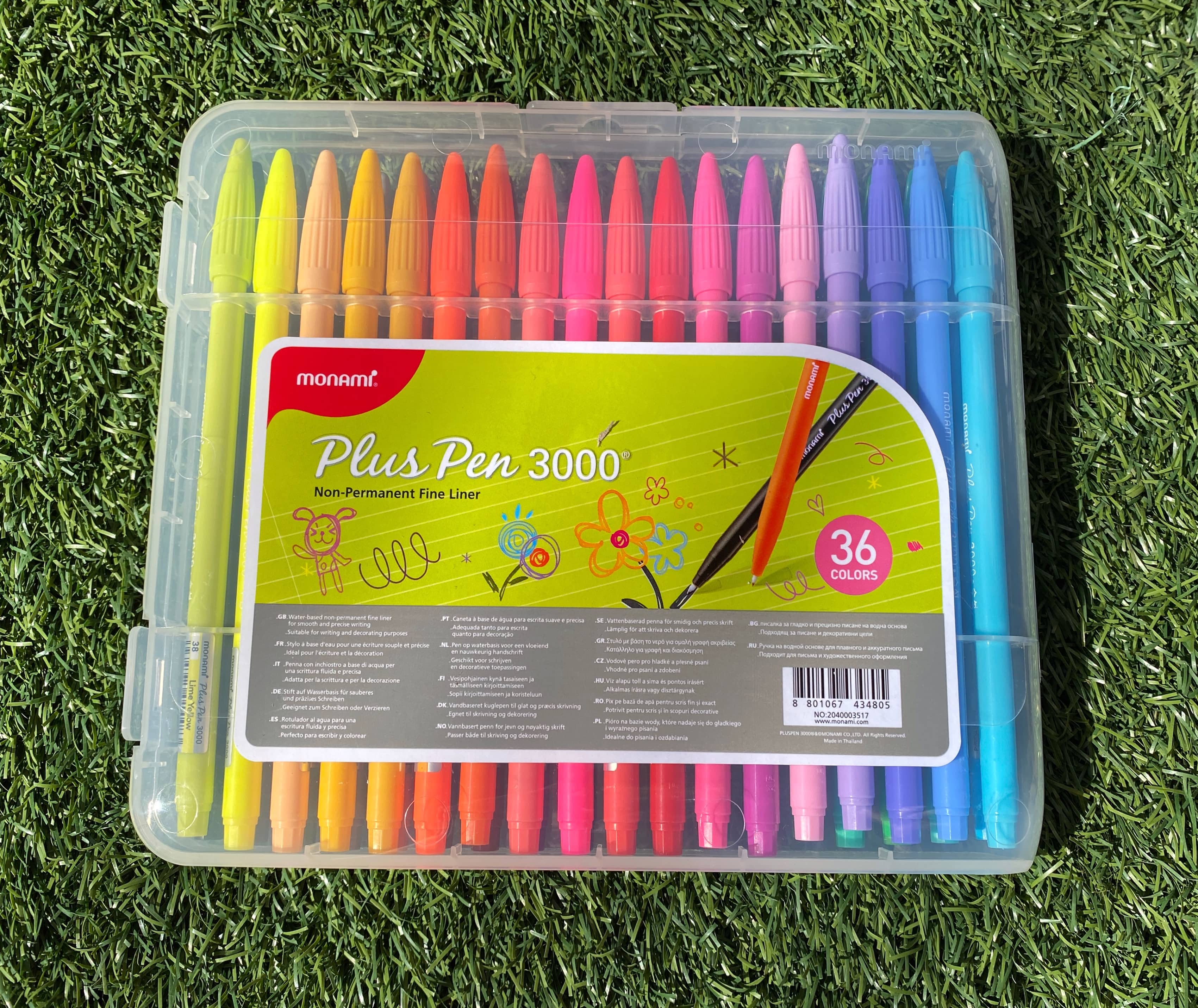 Set Plus Pen 3000 36 Colores Monami