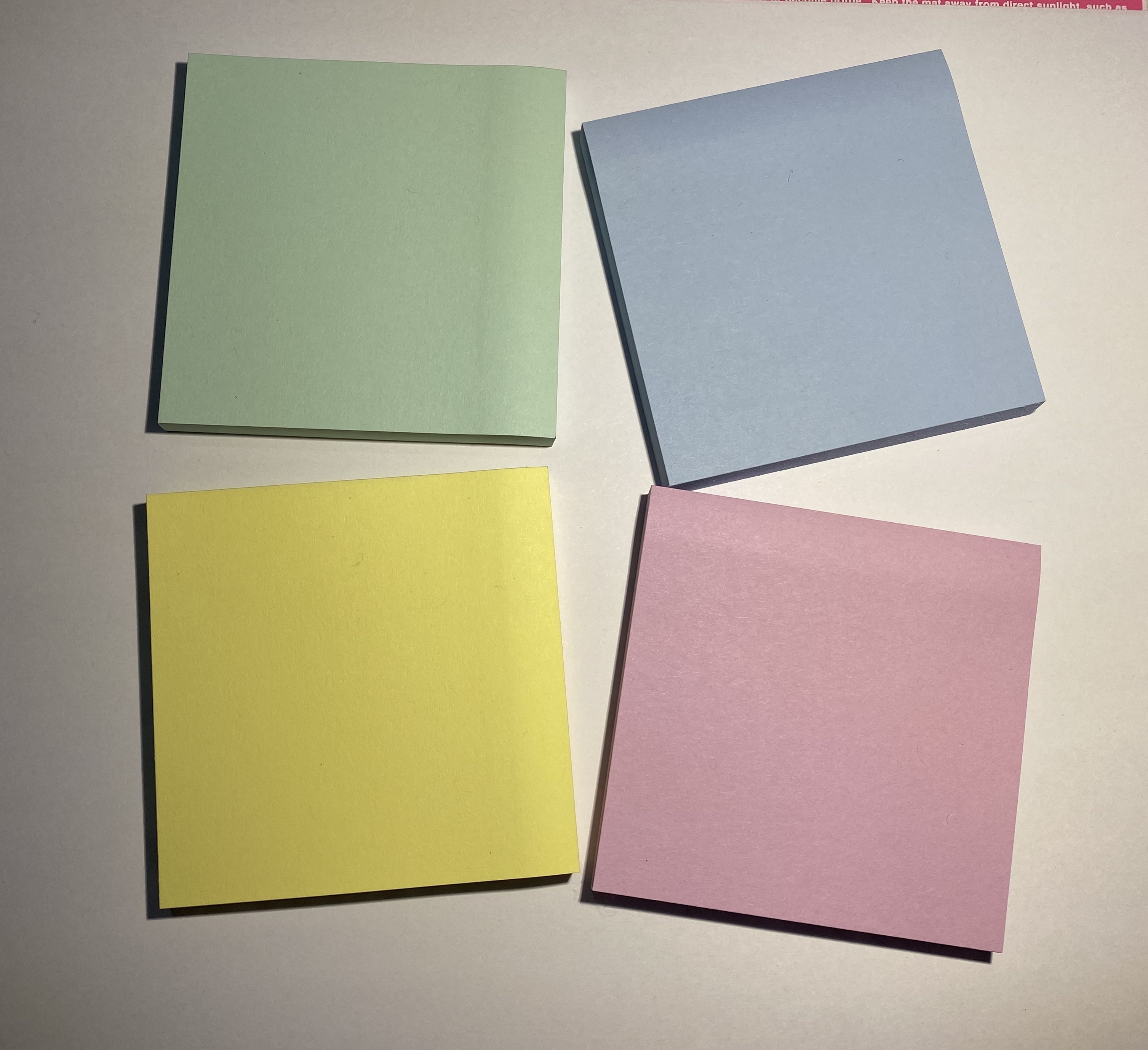 Post it 76x76 mm Pastel 3M