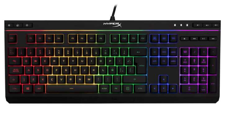 TECLADO GAMER HYPERX ALLOY CORE RGB
