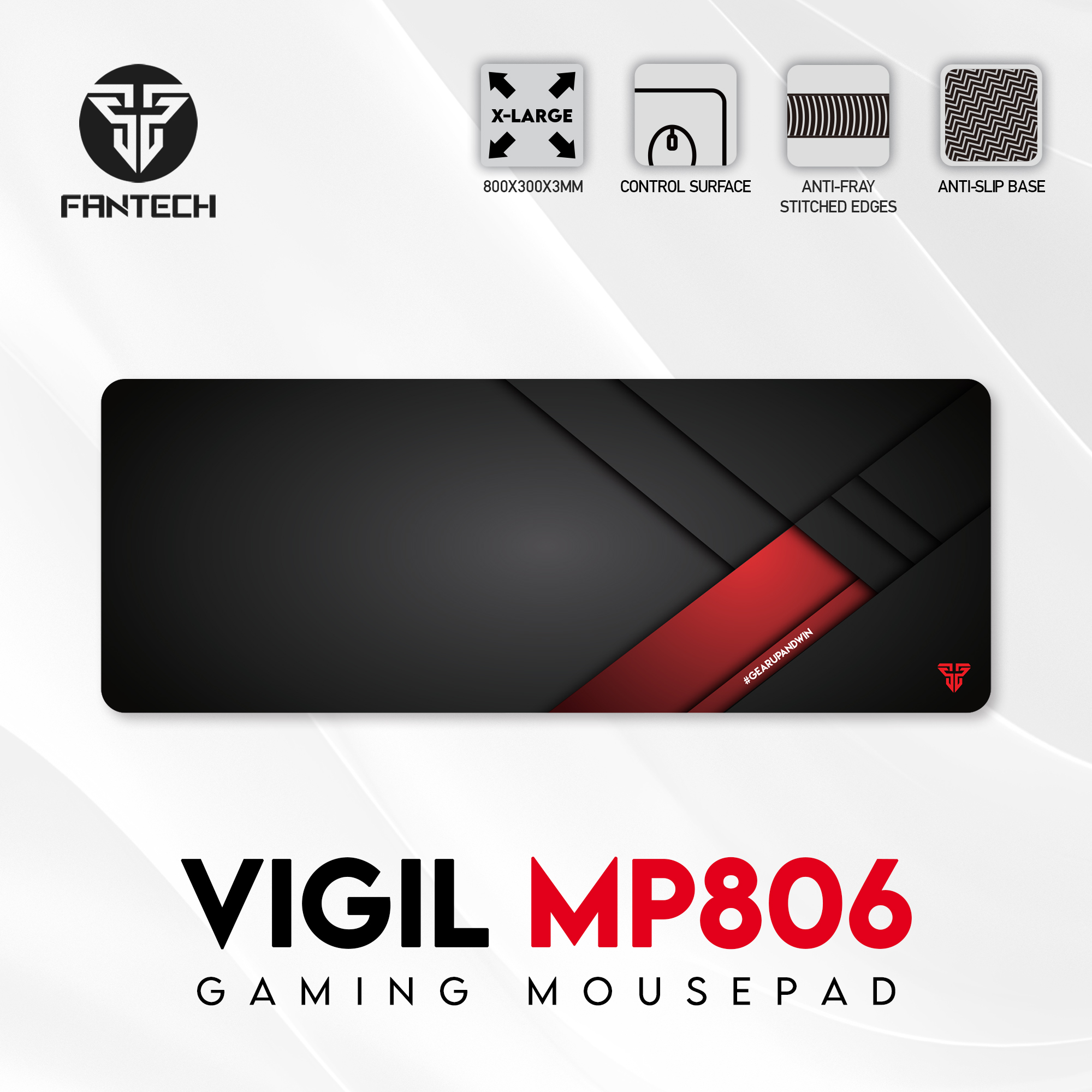 MOUSEPAD FANTECH MP806 VIGIL CONTROL EDITION