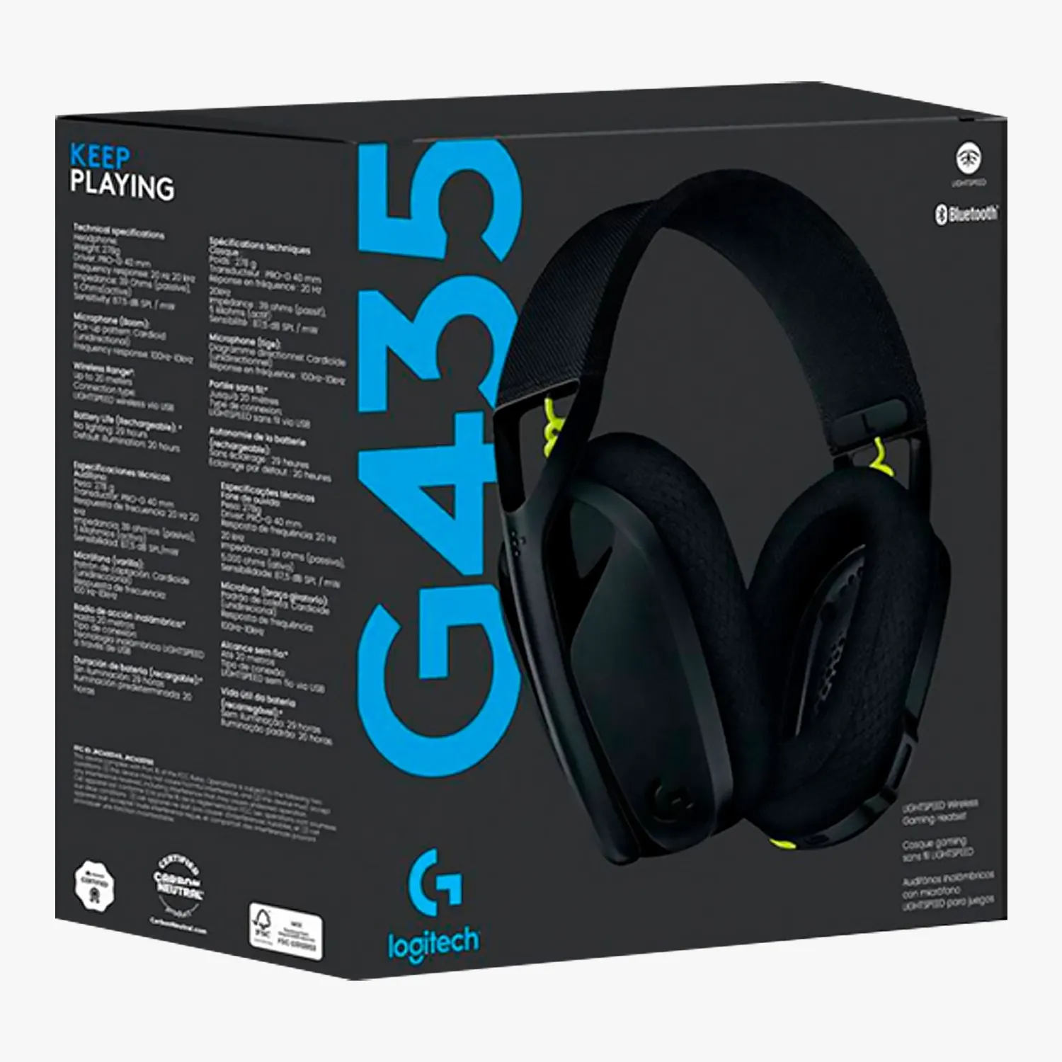 HEADSET G435 BLACK