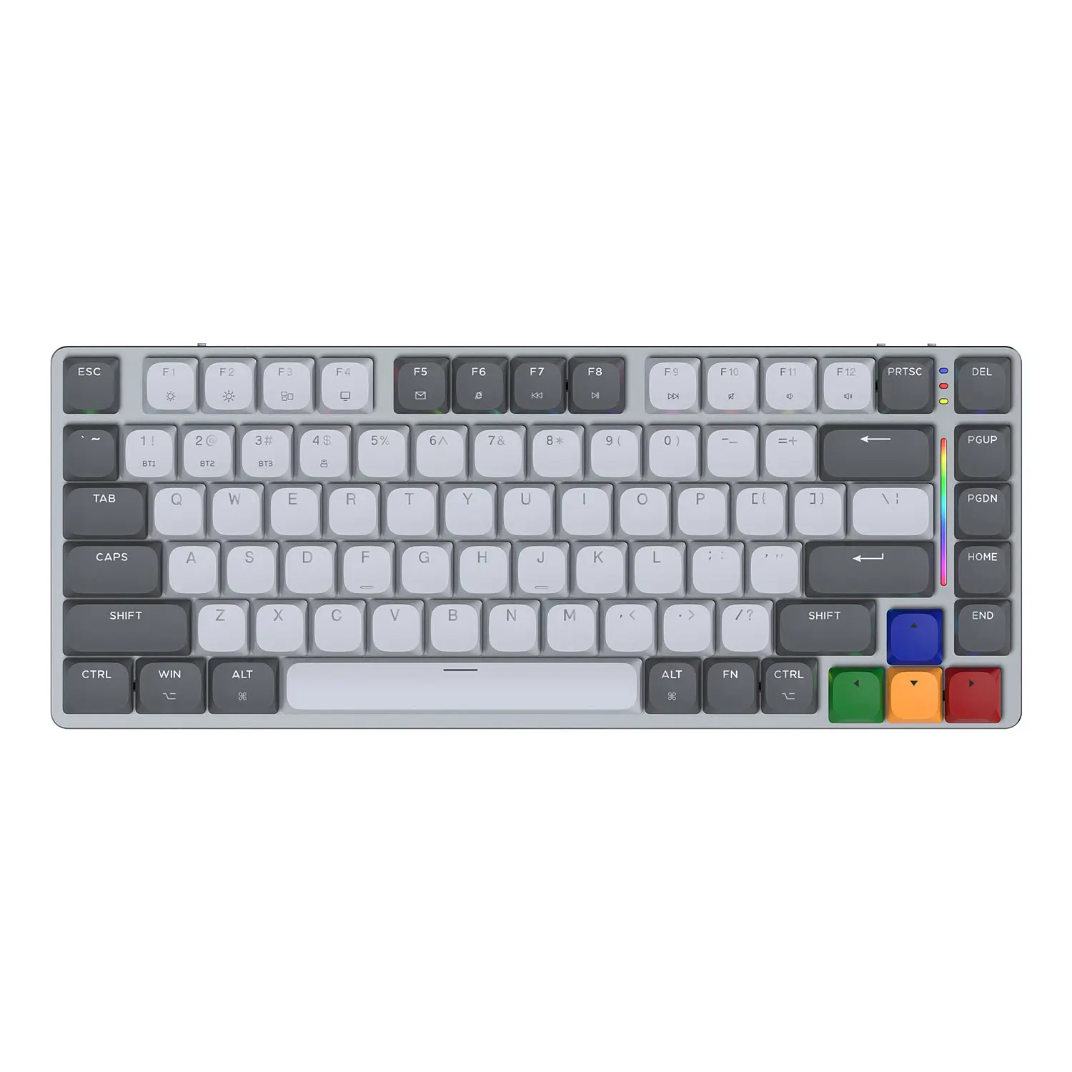 Teclado Fantech MK915 Maxfit Air 83 SNES Edition Grey (Switch Brown)