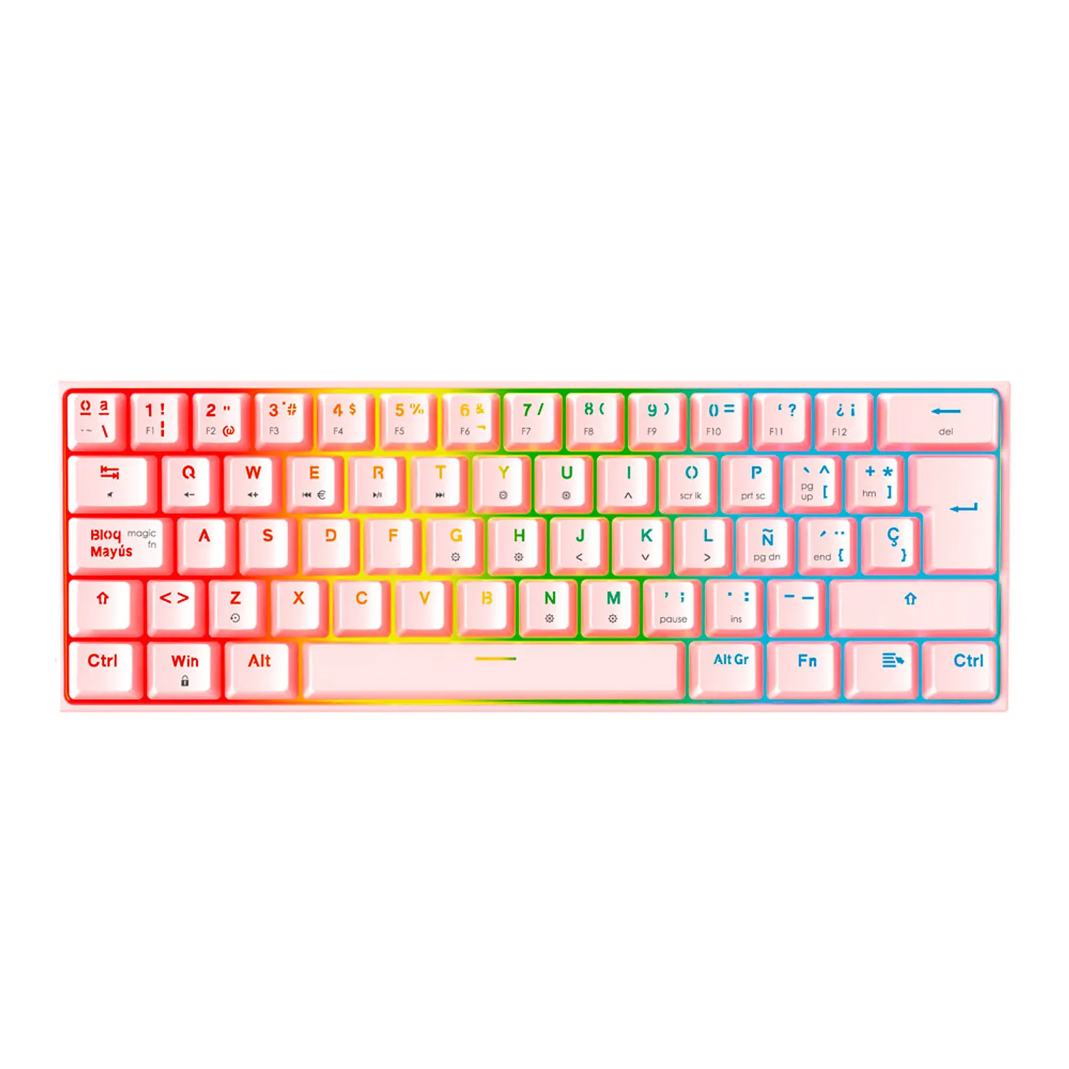 MK857 MAXFIT61 Sakura Edition Español Switch Red