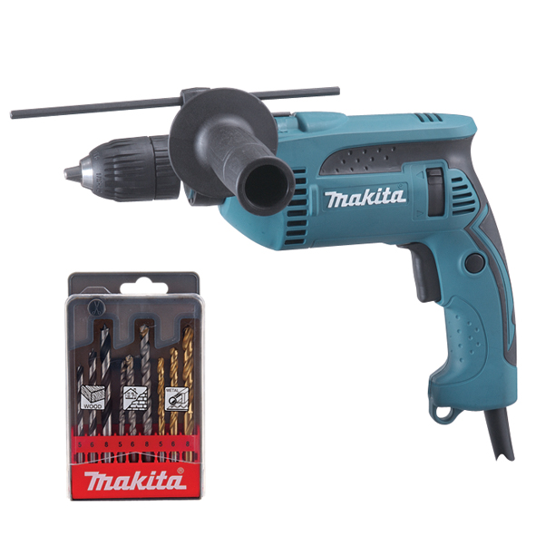 Berbequim com percurssão Makita HP1641K1X
