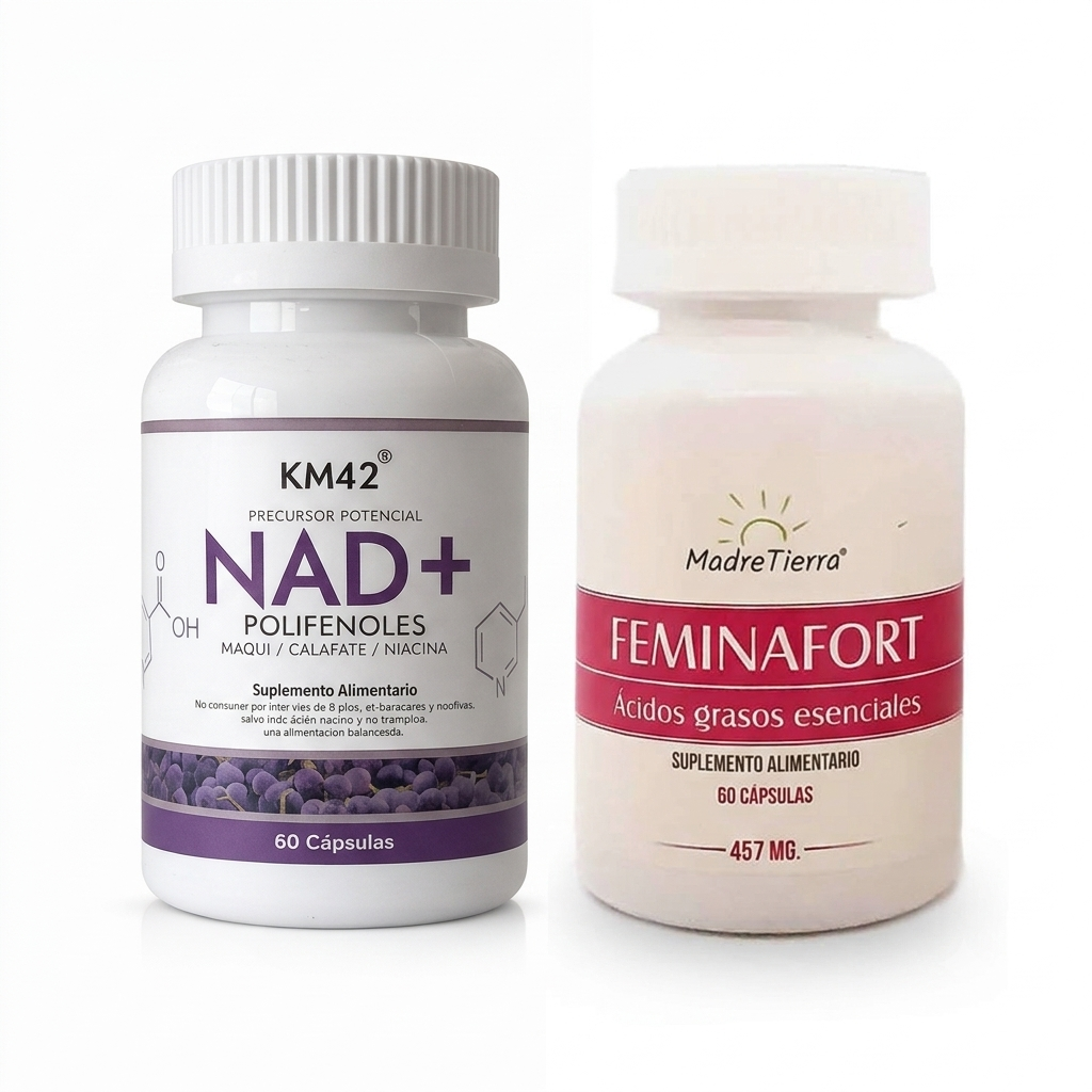 Pack Bienestar Femenino MadreTierra con FeminaFort y KM42+NAD