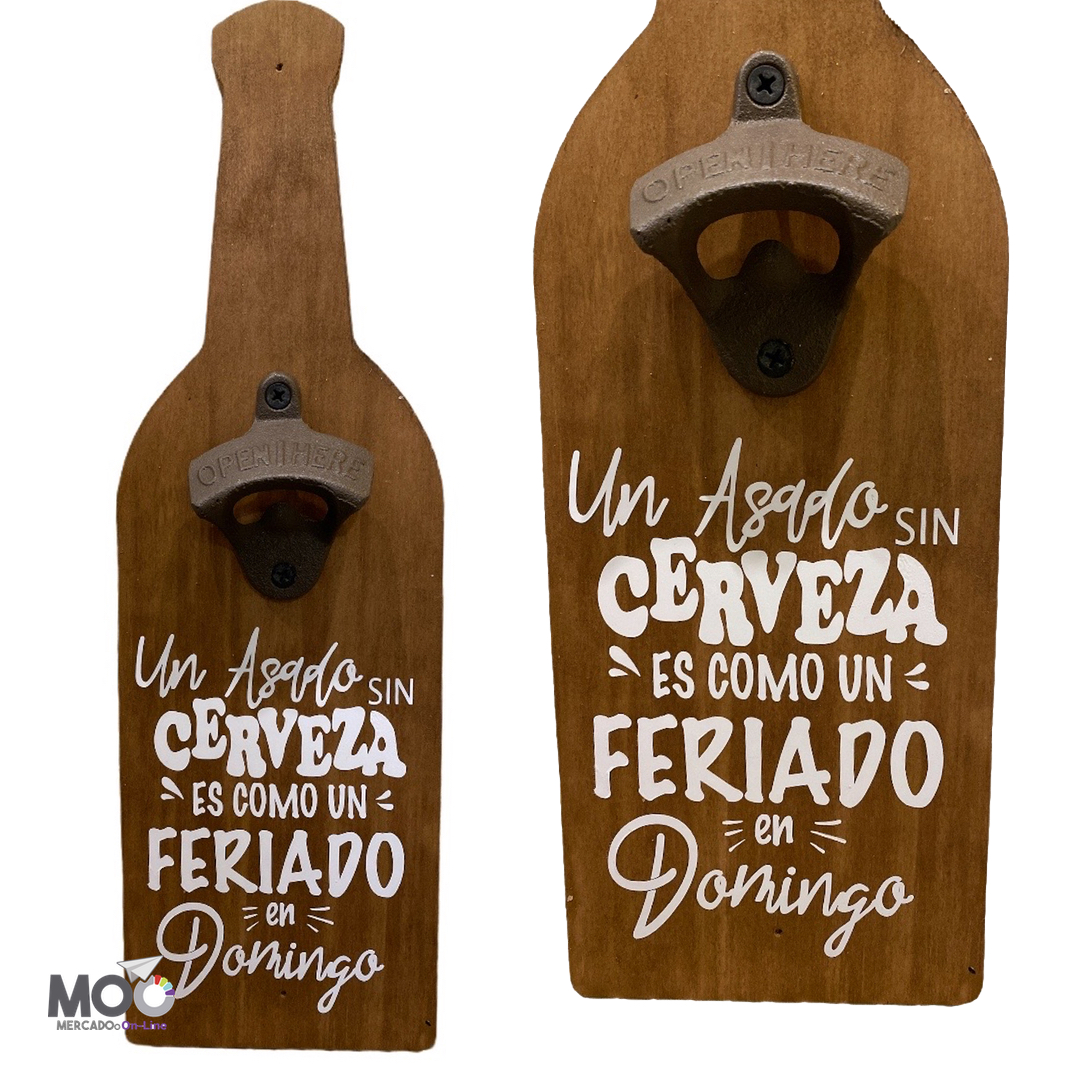 Destapador De Botellas Asado Sin Cerveza