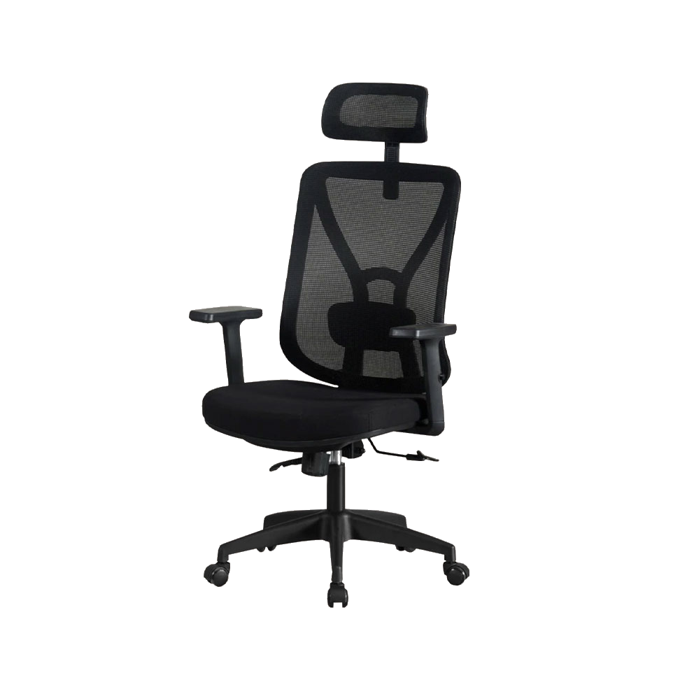Silla de Escritorio Ergonómica Reclinable con Cabecero Mobitech