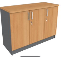 Gabinete Base 3 Puertas 80x37x90cm