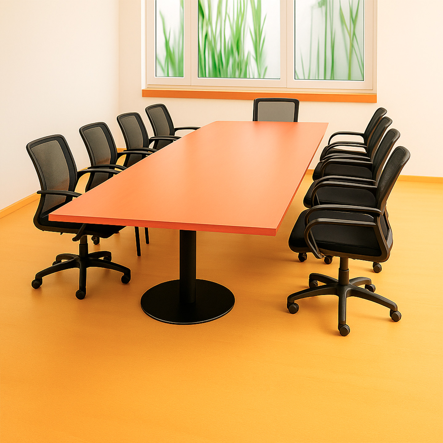 MESA DE REUNION RECTANGULAR 10 PERSONAS 240 x 100