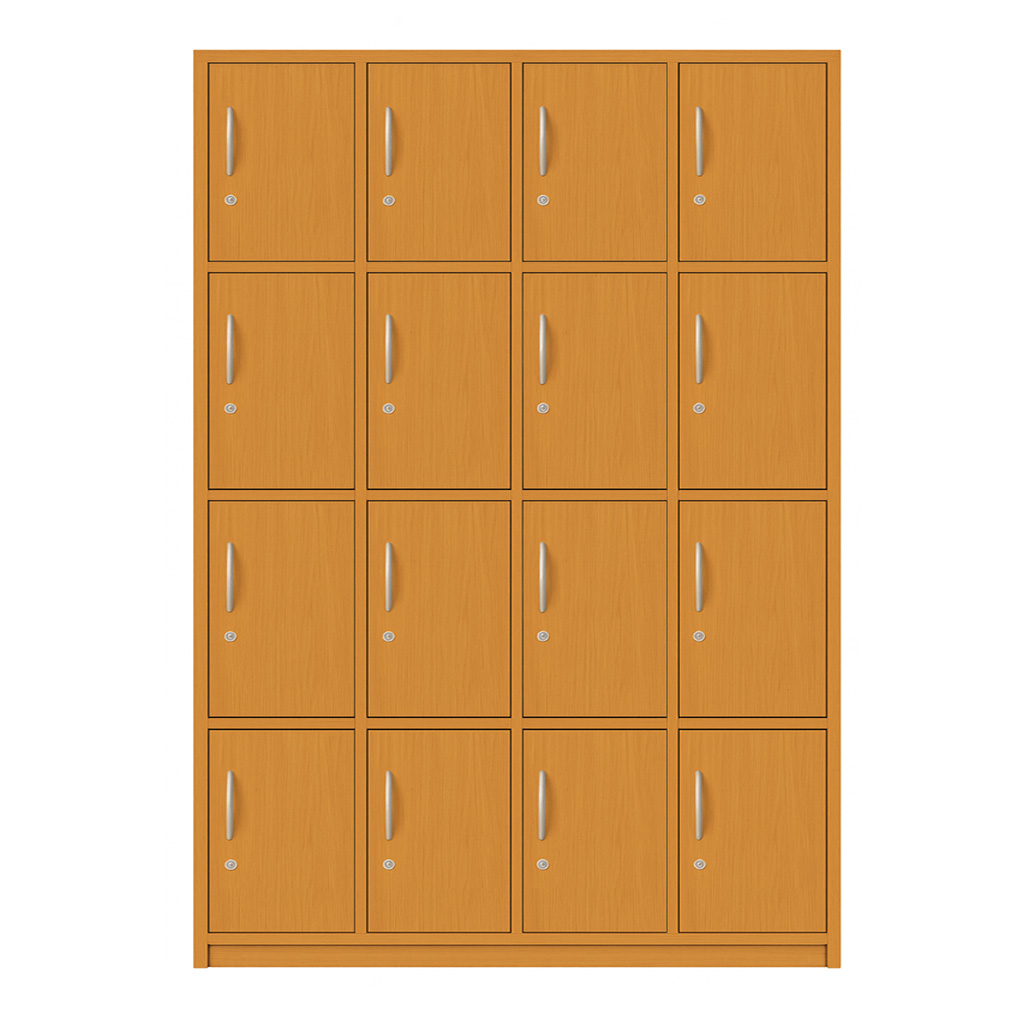 LOCKER 4 CUERPOS 16 PUERTAS