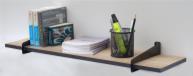 Repisa con Soporte Industrial 18x70cm