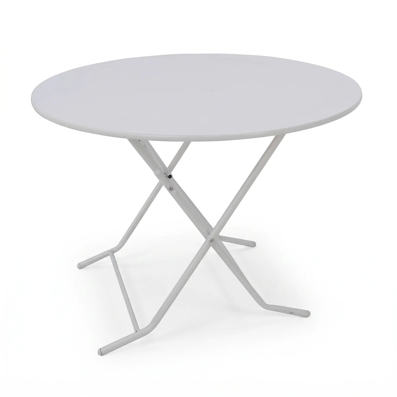 Mesa Plegable Redonda 1Mt Blanca