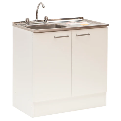 Kit Lavaplatos 80cm Blanco Izquierdo